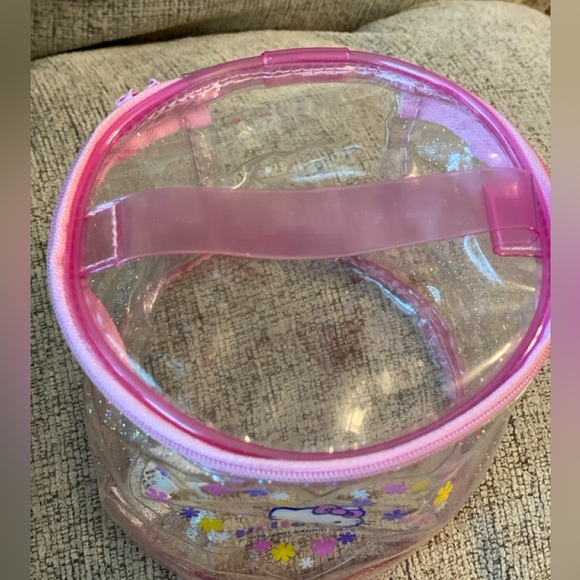 Vintage 2001 Sanrio Hello Kitty plastic cosmetic bag - Picture 5 of 7